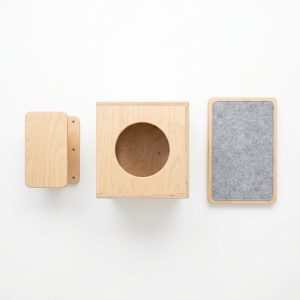 'The Ascent' Wall-Mounted Cat Shelves (3-Piece Set)